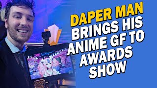 Dapper Man Brings His Anime GF To Awards Show [upl. by Roid]