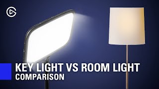 Elgato Key Light vs Room Lighting [upl. by Ulrica880]