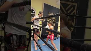 Dariya Kirilova Bulgaria Friday training martialarts combatsports kickboxing k1 [upl. by Swinton]