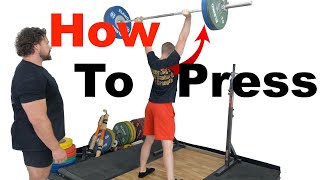 The ULTIMATE Overhead Press Tutorial feat 2019 Worlds Strongest Man Martins Licis [upl. by Nnylyak]