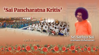 Sri Sathya Sai Aradhana Mahotsavam  Sai Kulwant Hall Prasanthi Nilayam Apr 24 2024  Morning [upl. by Llerdnad]