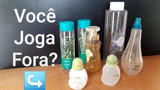 3 Artesanatos Faça Você Mesmo Frascos de Colônias IdeiasDIY DecoraçãoRecicla [upl. by Eniac]