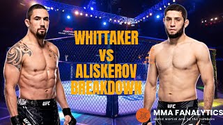 Can Aliskerov Fast Track His Way to a UFC Title  Whittaker vs Aliskerov Breakdown  Prediction [upl. by Lienahs]