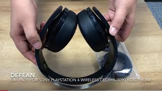 Como trocar a espuma do Headset Sony Platinum CECHYA0090 [upl. by Laure314]