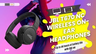 JBL T670 NC Wireless On Ear Headphones [upl. by Josselyn179]