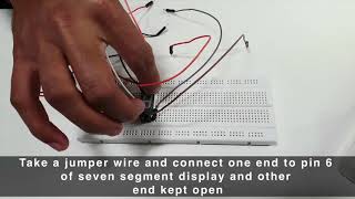 Seven Segment Display  Breadboard Activity  STEMROBO [upl. by Nawram]