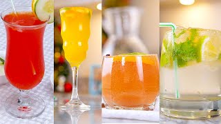 How to make FOUR Classic Cocktail amp Mocktail Recipes  SIMPLE DRINK RECIPES  ZEELICIOUS FOODS [upl. by Acinoryt]