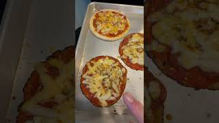 Easy protein pizzas with pepperoni Recipe below [upl. by Diver]