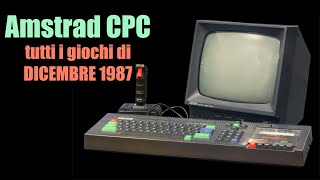 La Macchina del Tempo 176 Dicembre 1987 Parte V Amstrad CPC [upl. by Ebag40]