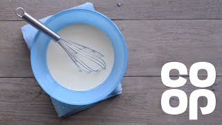 Coop Food  How to Make a Pancake Batter [upl. by Moreta80]