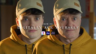 Digitally Age Yourself in After Effects  EbSynth  FaceApp  Tutorial [upl. by Acihsay323]