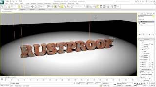 Animating Text in 3ds Max  Part 1  Using Particles [upl. by Enytsirk]