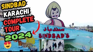 Sindbad wonderland karachi 2024  Sindbad amusement park Roller Coaster Rides sindbad [upl. by Giglio]