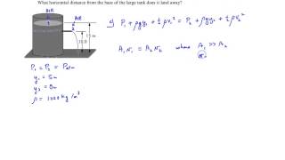 Chapter 11 Example 10 Torricellis Theorem problem [upl. by Aneerak53]