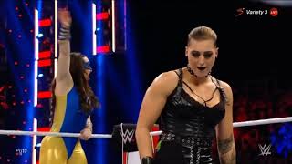 Zelina Vega amp Carmella vs Rhea Ripley amp Nikki ASH Full Match R Nov 2 2021 [upl. by Enoved199]