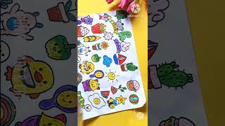 How to Make Your Own cute Stickers at home  DIY paper Sticker tutorial funwax [upl. by Leinnad]