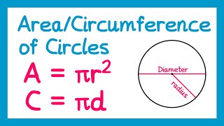 Area and Circumference  GCSE Maths [upl. by Deacon]