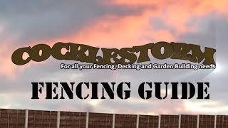 How to put up a fence with concrete posts and bases [upl. by Eimam766]