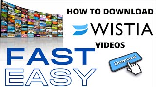 SOLVED How to Download WISTIA Video from a Website [upl. by Nahtaneoj]