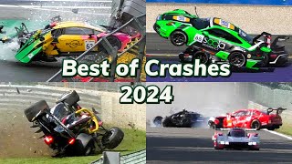 Motorsport CRASHES amp SPINS Compilation 2024 SpaFrancorchamps amp Nürburgring [upl. by Nileak]