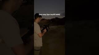 Müziksiz silahın sesi ile poligon trending youtubeshorts toys airsoft tactical [upl. by Redliw]