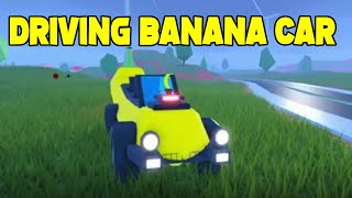 JAILBREAK SEASON 5 DRIVING BANANA CAR [upl. by Adnuhsat6]