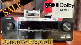 பட்ஜட் விலையில் Denon AVR X2700H 72 Dolby Atmos 8K Network AV Receiver For SALE [upl. by Eiramalegna]