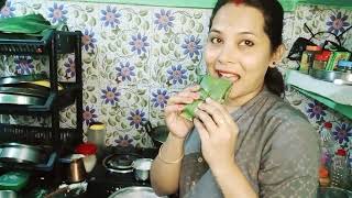 assemese treditional pitha with banana leafviral vdo challenge youtube vdo [upl. by Willet]