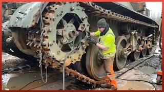 Men Fully Restore the BIGGEST GUN TANK IN THE WORLD  FV4005 Start to Finish MrHewes [upl. by Yerga390]