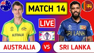 Australia Vs Sri Lanka World Cup Live Score  Part 7 [upl. by Harragan]