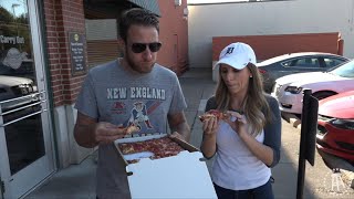 Barstool Pizza Review  Buddys Pizza Dearborn MI With Special Guest Kellie Rowe [upl. by Cock741]