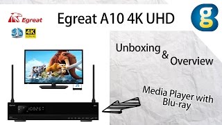 Egreat A10 4K UHD Media Player Unboxing amp Overview [upl. by Pogah]