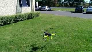 T6 Y6 3D printed hexacopter first flights [upl. by Arodnap]