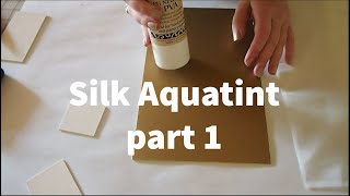 Silk Aquatint Part 1 With Hannah Skoonberg [upl. by Aisela286]