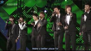 Heal the world Michael Jackson live cover  Open Concert  Super Junior [upl. by Savina868]