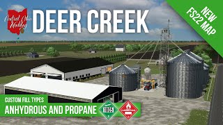 Deer Creek Map Tour  Big Machinery and Bigger Fields  Farming Simulator 22 [upl. by Tressa437]