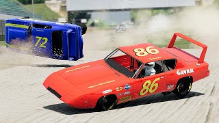 Satisfying Racing Rollover Crashes 54  BeamNG Drive [upl. by Ocsic498]