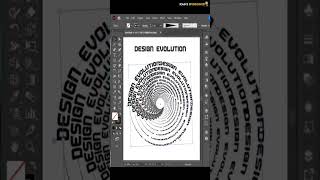 How to Create a Text Circle Design in Adobe Illustrator shorts illustratortutorial [upl. by Grier]