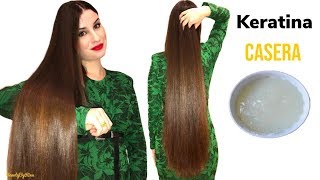 Keratina Casera Natural  Cabello Liso y Sedoso [upl. by Nonac]