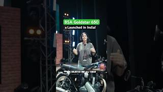 BSA Goldstar launched in India at ₹ 3Lakh youtubeshorts automobile review [upl. by Nitsid]