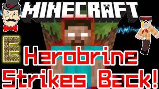 Minecraft HEROBRINE Strikes Back Hes Watching You in 100  Campfire Sighting [upl. by Illak]