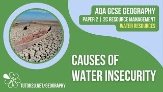 Causes of Water Insecurity  AQA GCSE Geography  Water 2 [upl. by Arriaes]