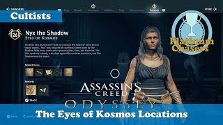 Eyes of Kosmos  Cultist Locations  Assassins Creed Odyssey [upl. by Sidoeht442]