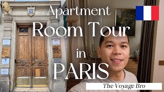 Apartment Room Tour in Paris France  AirBNB  The Voyage Bro  Travel  Europe  Filipino  OFW [upl. by Assenay]