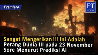 Sangat Mengerikan Ini Adalah Perang Dunia III pada 23 Nov Sore Menurut Prediksi AI [upl. by Risan326]