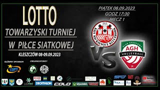 LOTTO turniej siatkówki mecz KKS Mickiewicz Kluczbork vs AZS AGH Kraków [upl. by Koosis]