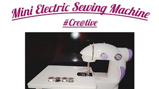 Mini Electric Sewing Machine complete information working [upl. by Snebur]