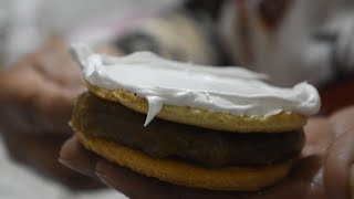 TABLILLAS DULCES Huallacas alfajores de campo receta completa🥞🥯🧇 [upl. by Awad]