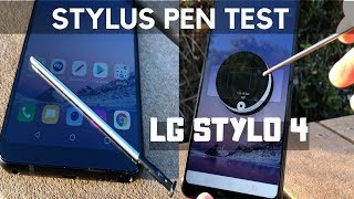 LG Stylo 4  Advanced Stylus Pen Test [upl. by Staal]