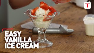 Easy Vanilla Ice Cream  Tefal Cuisine Companion [upl. by Allets]